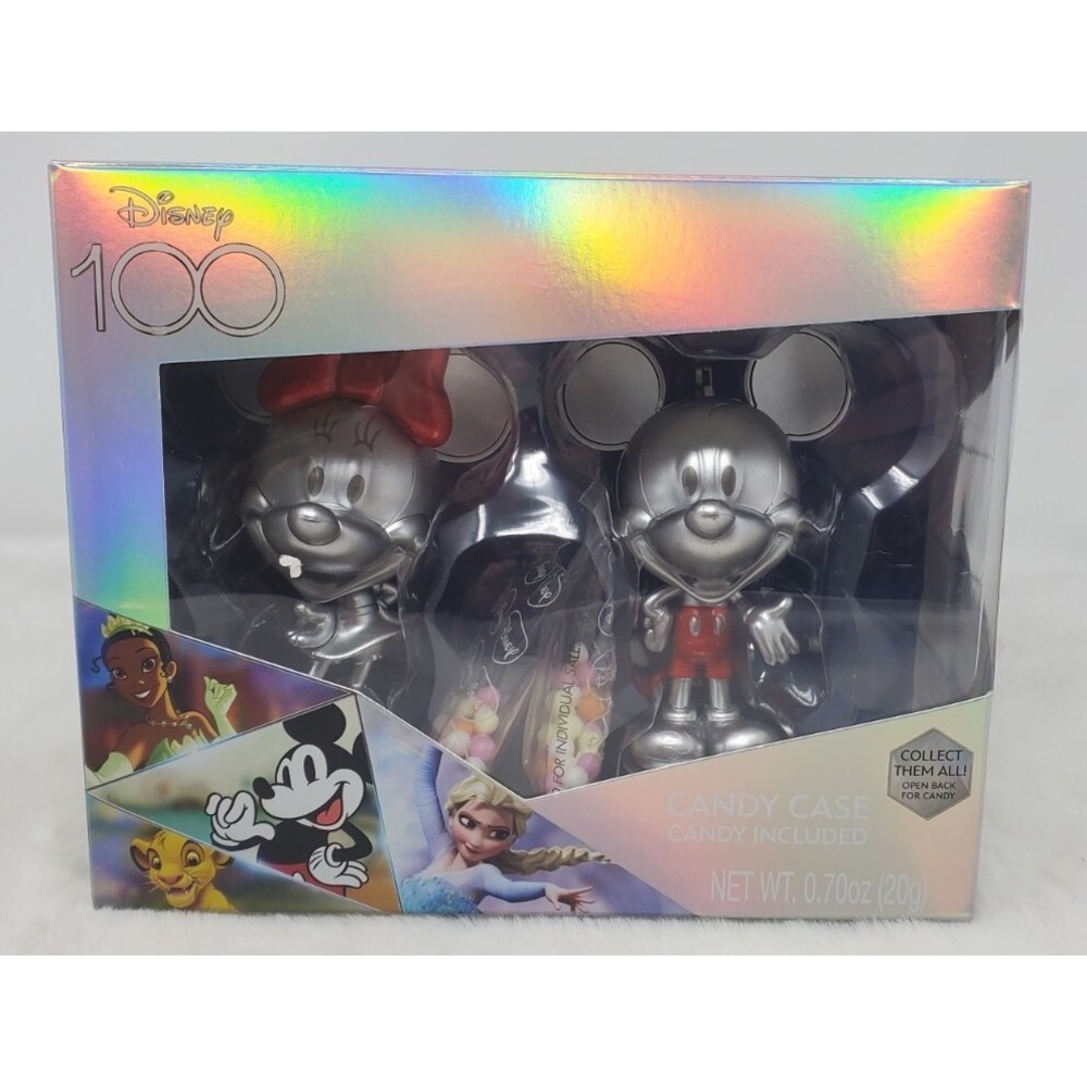 Disney 100TH Anniversary Mickey Mouse And Minnie Mouse Candy Case Candy Rific